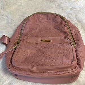 NWOT Juicy Couture Pink Backpack